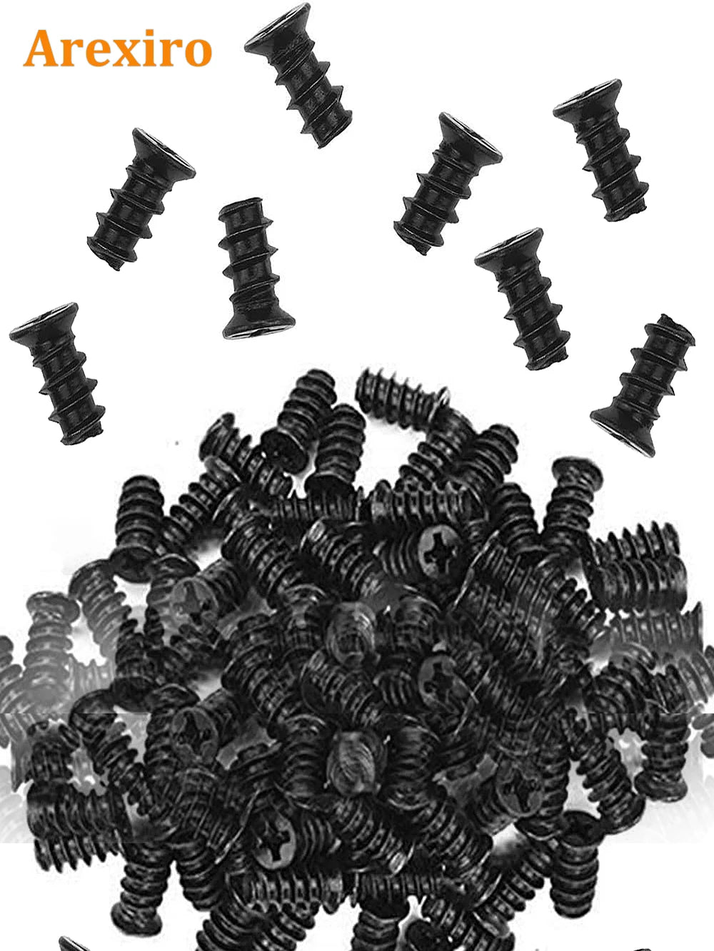 20/30/50/100 PCS Computer Case Fan Screws Black, Fan Screws PC, Fan Screws
