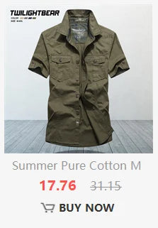 Pure Cotton Men's Shirt Men Oversized Loose Long Sleeve Cargo Shirts Men Clothing High Quality Solid Plus Size Casual Shirt 6XL