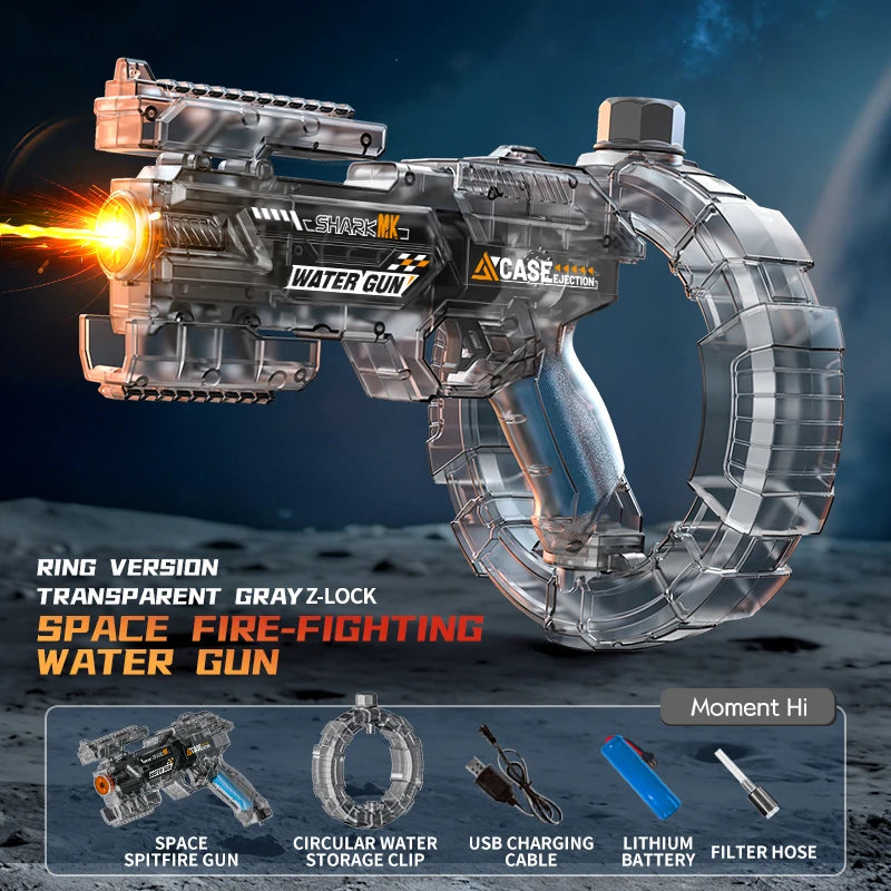 Adult Powerful Electric Squirt Water Gun Large Capacity Water Blaster Summer Outdoor Beach Toy Gift  Birthday Gift