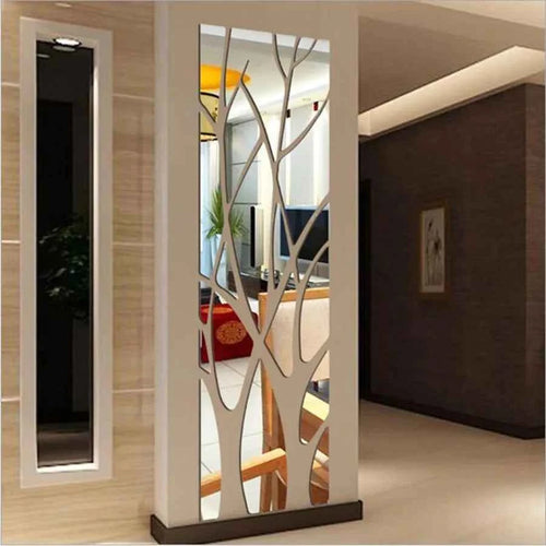 3D Mirror Wall Stickers Tree Acrylic Wallpaper DIY Art Mirror Surface Decal For TV Background Home Living Room Bedroom Decor
