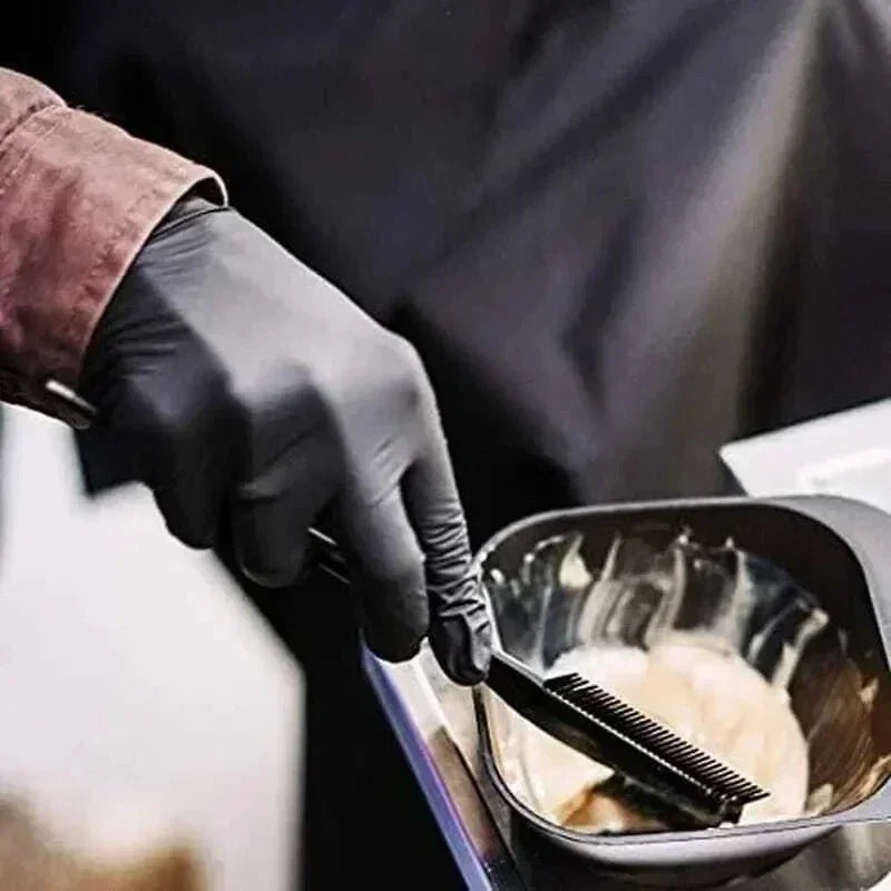 Disposable Nitrile Black Gloves Washing Xl Tableware Latex Free PVC Gloves Housework Car Industry Gardening Pet Cooking Tools