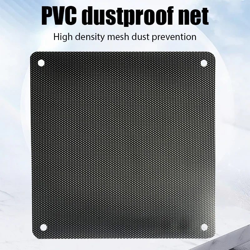 1M PC Chassis Cooling Dust Mesh PVC Net Guard Fan Cover Dust Filter Network Net Case Dustproof Net Cover for Computer