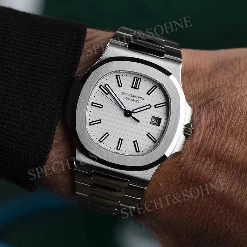 2025 New Specht Sohne Men's Automatic Mechanical Watches  Sapphire Crystal Stainless Steel 50m Waterproof 5711 Watch For Men