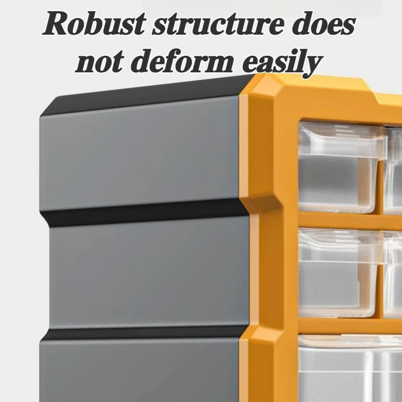 Hardware Toolbox Hanging Design Tool Parts Box Drawer-type Classification Storage Box Sturdy and Durable Tools Packaging
