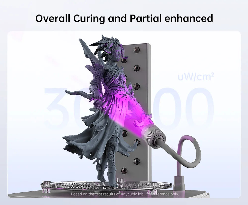 ANYCUBIC Wash & Cure 3 Plus Washing Curing Machine For LCD Resin 3D Printer For M7 Pro/Photon P1 Cleaning Size 228*128*250 mm