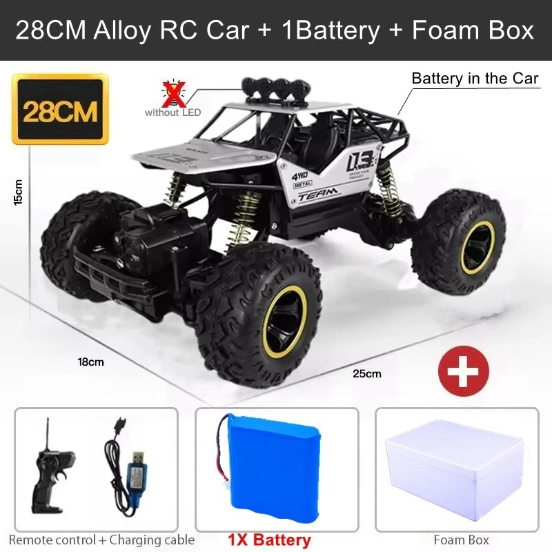 Oike RC Car Remote Control Climbing Vehicle Outdoor All Terrain 4X4 Off-road Trucks Rock Climber 4WD Buggy Racing Drift Cars Toy