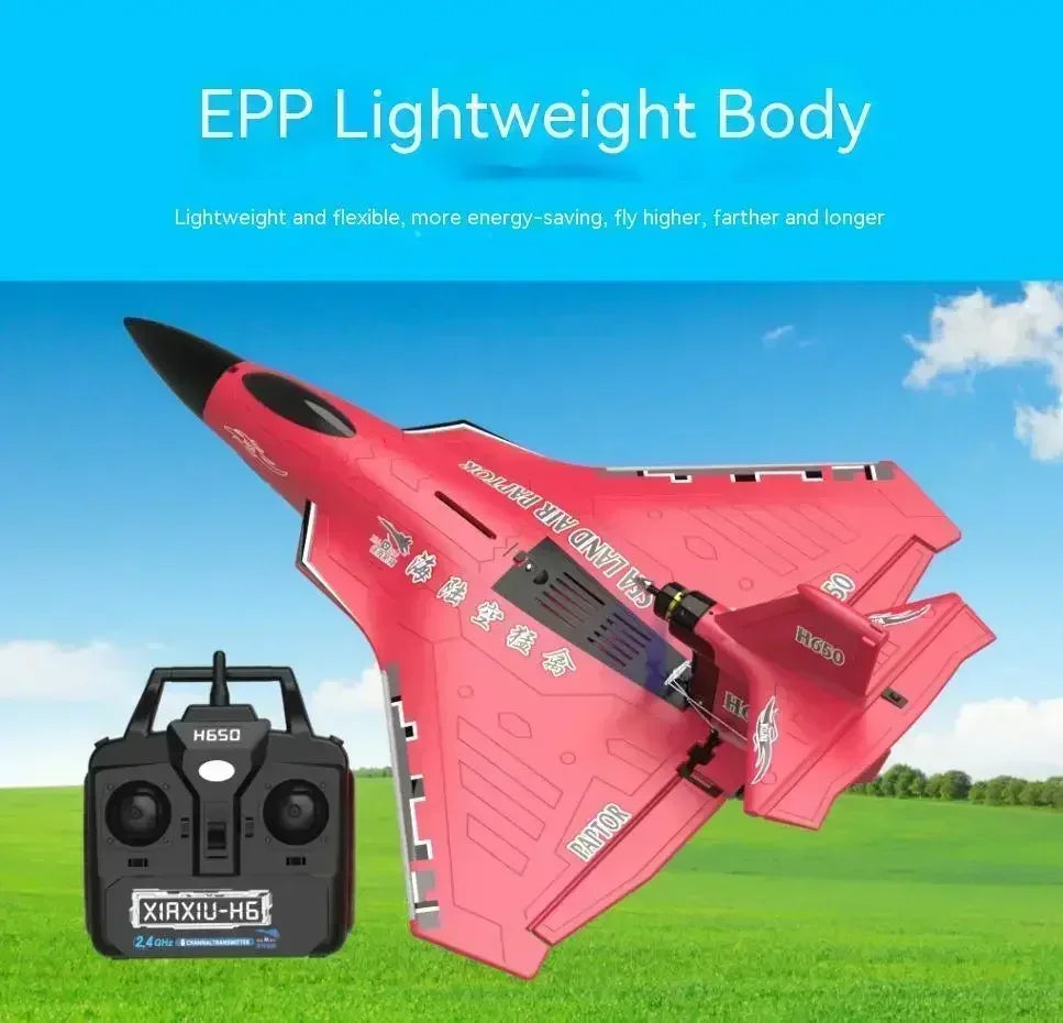 New H650 Raptor Water Land Air Fixed Wing Foam Waterproof Aircraft Brushless Motor Radio-controlled Aircraft Electric Aircraft
