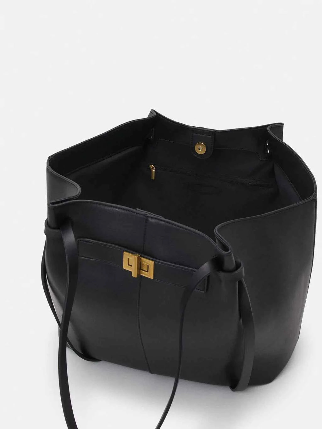Fashion Large Capacity Trapeze Bag Designer Chic Lock Women Shoulder Bags Luxury Pu Leather Handbags Trend Underarm Bag 2025