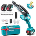 SEESII 8'' Mini Cordless Chainsaw kit Electric Chainsaw Wood Cutter Pruning Garden Power Tools For Makita 18V Battery pin