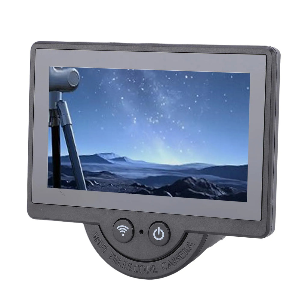 4.3 Inch Screen Digital Telescope Eyepiece Camera WiFi Electronic Eyepiece Camera Recording Via App for 26mm to 47mm Telescopes