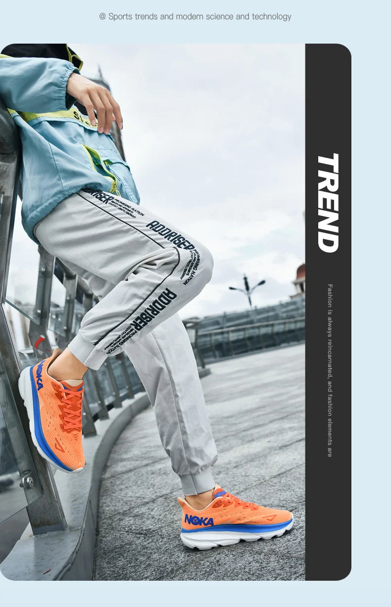 Marathon Sports Running Shoes Men Breathable Lightweight Sneakers Comfortable Athletic Nonskid Leisure Outdoor Sneakers for Men
