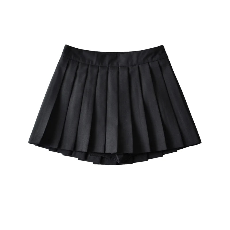 Summer Mini Skirts For Women Harajuku High Waist Skirts Womens Korean Fashion Sexy Skirts Vintage Pleated Skirt Tennis Pink Blue