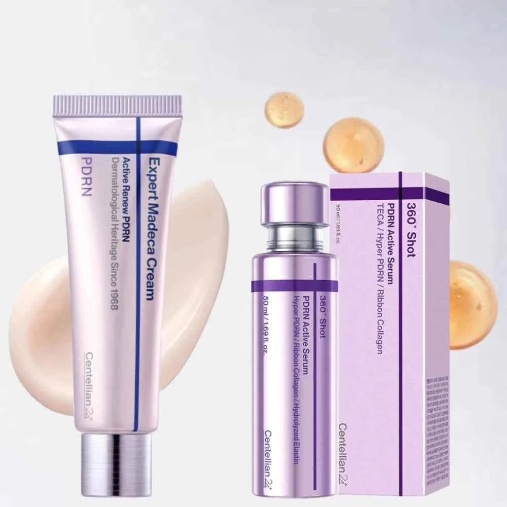 24 PDRN Madeca Cream 360° Shot PDRN Active Serum Time Reverse Firming Moisturizer Repair Skin Barrier Skin Regeneration Skincare