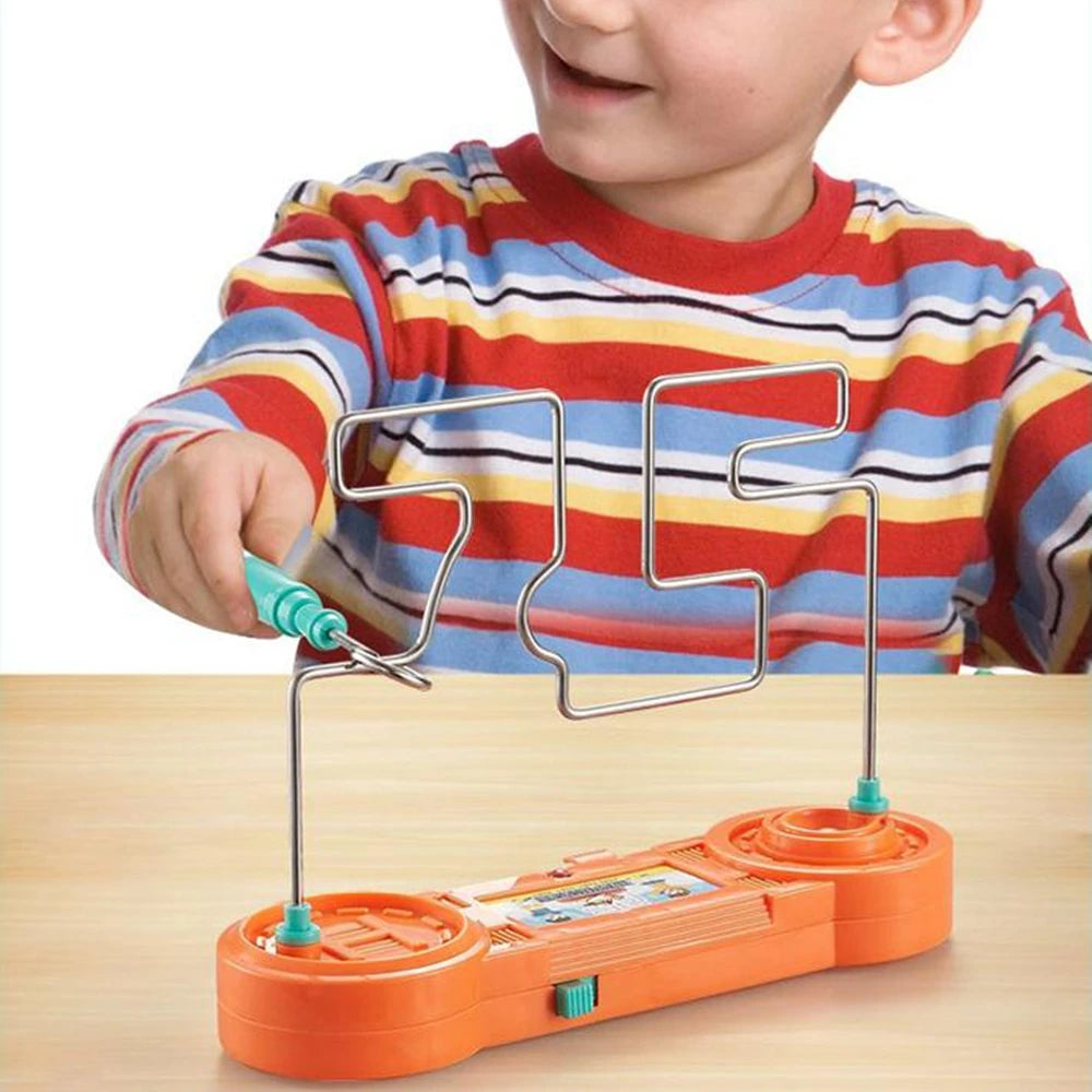 Kids Collision Electric Shock Toy Education Electric Touch Maze Game Party Funny Game Science Experiment Toys for Children Gift