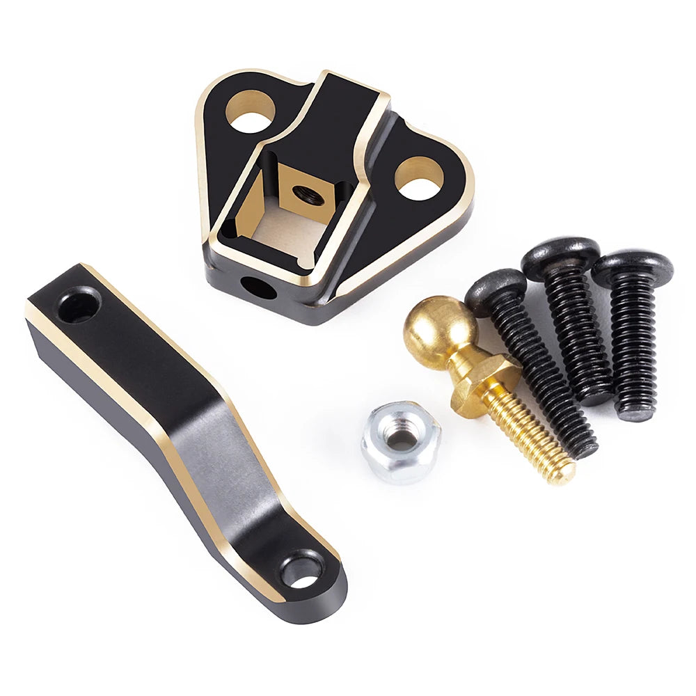 TRINOOD Copper Rear Bumper Tow Trailer Hook Drop Hitch Receiver For 1/18 TRX4-M Defender RC Crawler Car Upgrade Parts