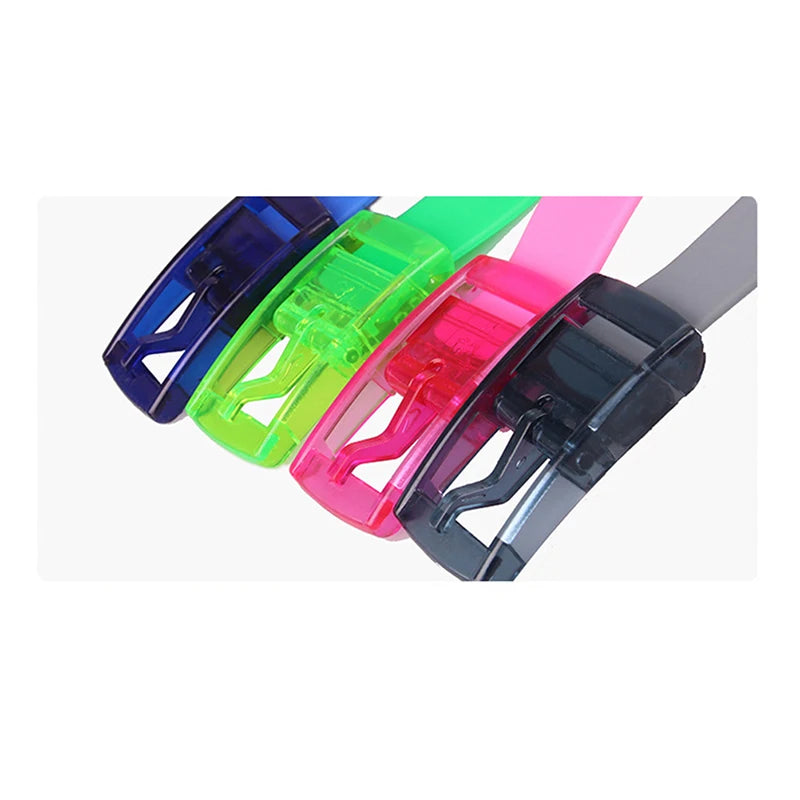 Candy Type Fashion Men And Women Lovers General Belt Silica Gel Plastic Defence Allergy Environmental Protection