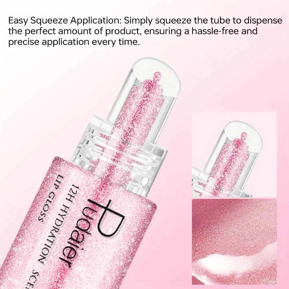 Waterproof Lip gloss, Shine, Long-Lasting, Moistening, Non-Sticky Paste, Easy Application& carry, Glamour lip makeup