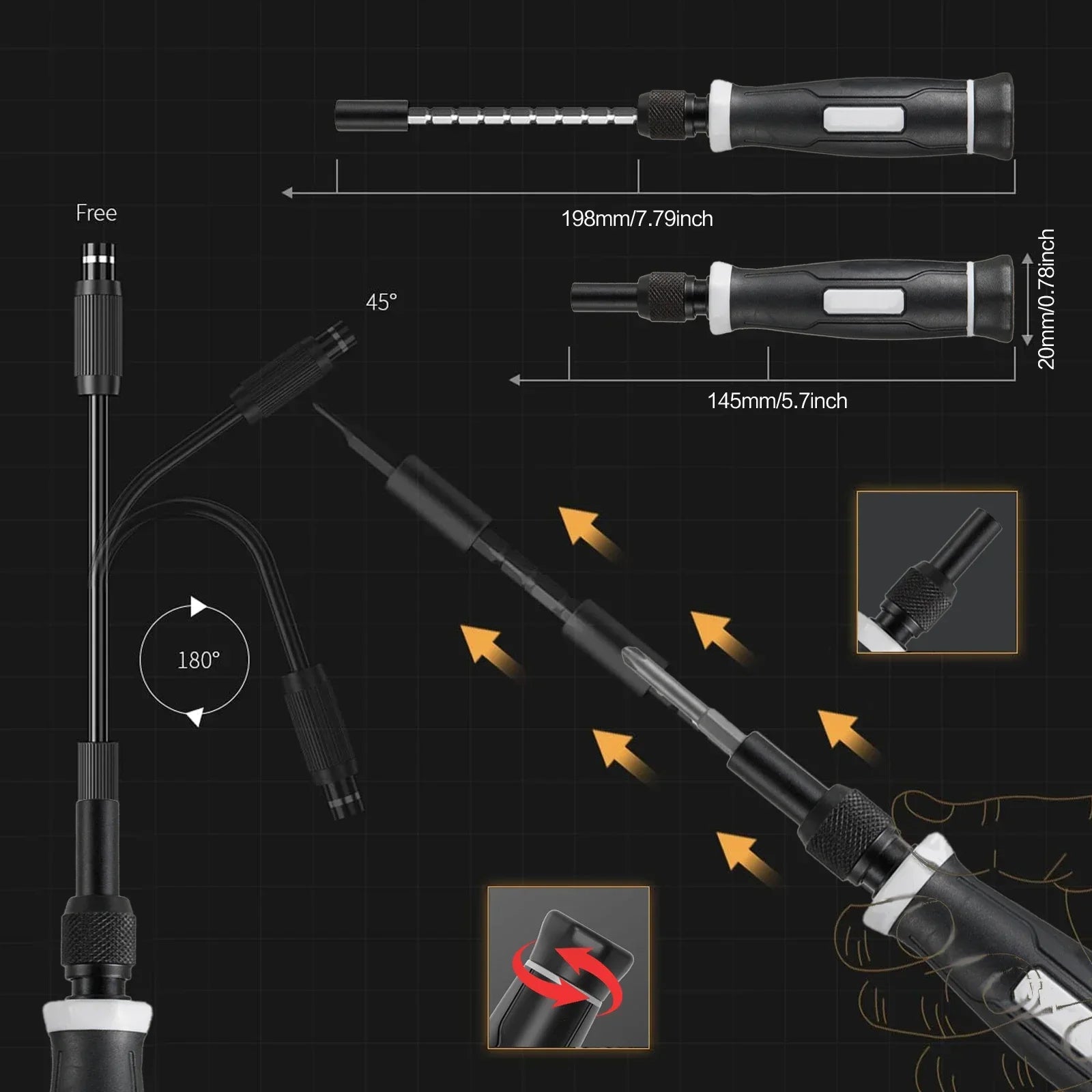Precision Screwdriver Set, Laptop Tool Kit, 152/25 in 1 Professional Computer Screwdriver Repair Kit T5 T6 Torx Screwdriver