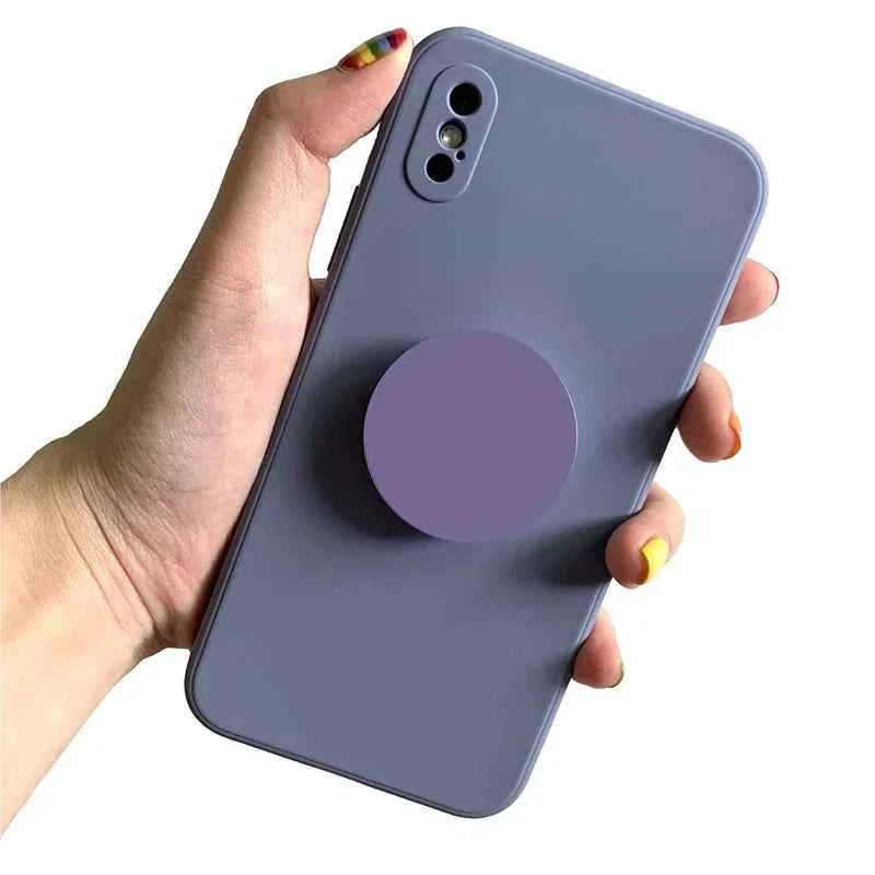 Round finger grip Tok cellphone holder foldable expanding phone stand mobile accessories for iPhone Huawei Xiaomi finger bracket