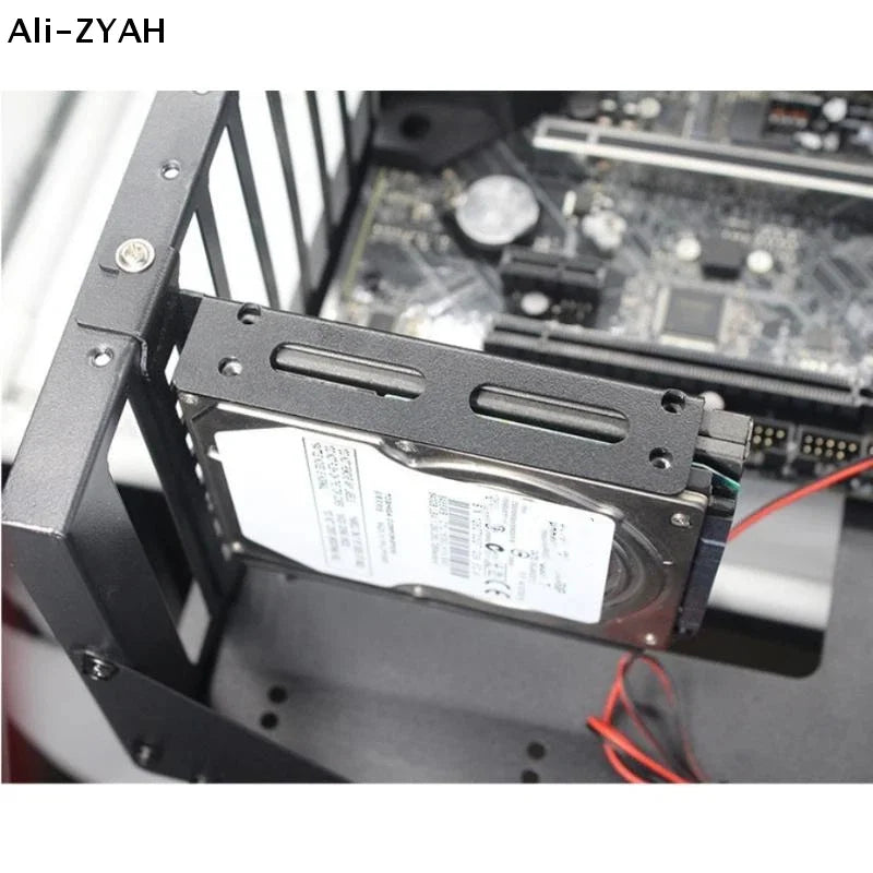 Desktop Computer Case SSD HDD Universal Hard Drive Bay PCI Card Slot Expansion Rack Suitable For 2.5-inch/3.5-inch Hard Drives