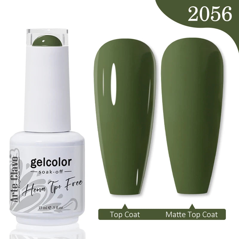 Arte Clavo TPO HEMA FREE Top Quality Discount Price 131 Colors Nail Gel Polish New Formula Nail Gel 15ml Bottle UV Gel Varnish