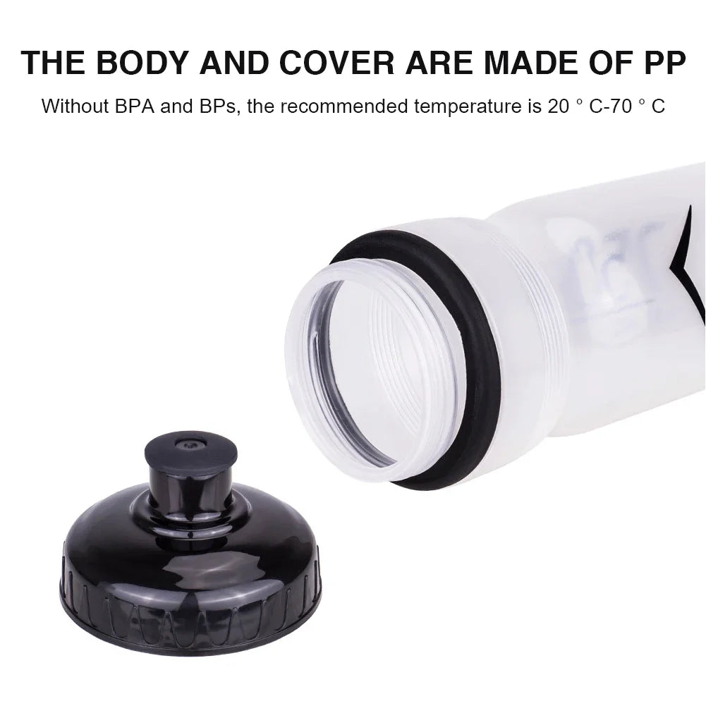 MTB Bicycle Water Bottle Portable Kettle Drink Accessory Cycling Hiking Mountain PP Water Bottle for Outdoor Sport