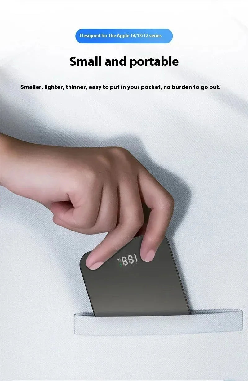 Lenovo Magnetic Power Bank 20000mAh Magnetic Wireless Phone Charger External Battery PowerBanks Fast Charging For iPhone 17