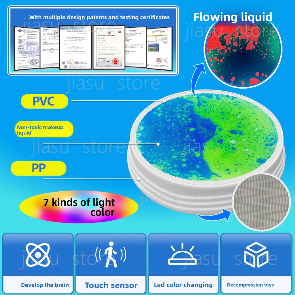 Kids Sensory Training Balance Beam Stepping Stones River Stones Rainbow Light-up Educational Toy for Children Development