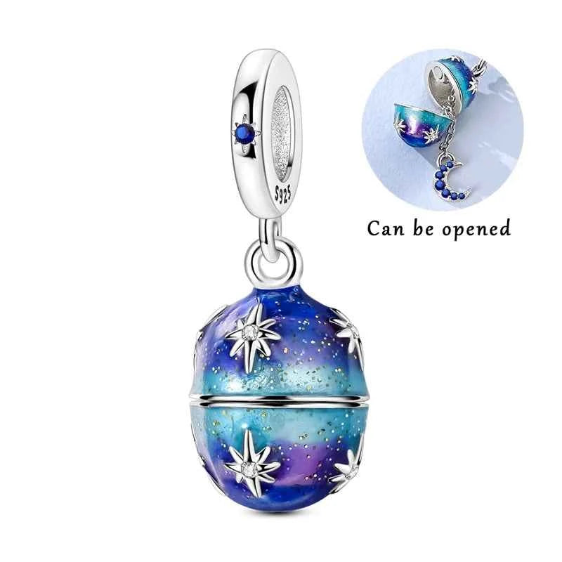 New 925 Sterling Silver Red Polka Dot Doll Charms Pendants Fit Original 925 Bracelet Necklace Fine DIY Birthday Jewelry