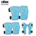 Kids Knee Pads and Elbow Pads Set with Wrist Guard 3 in 1 Kids Protective Gear Set for 3-10 Years for Skateboarding, Skiing, Cyc