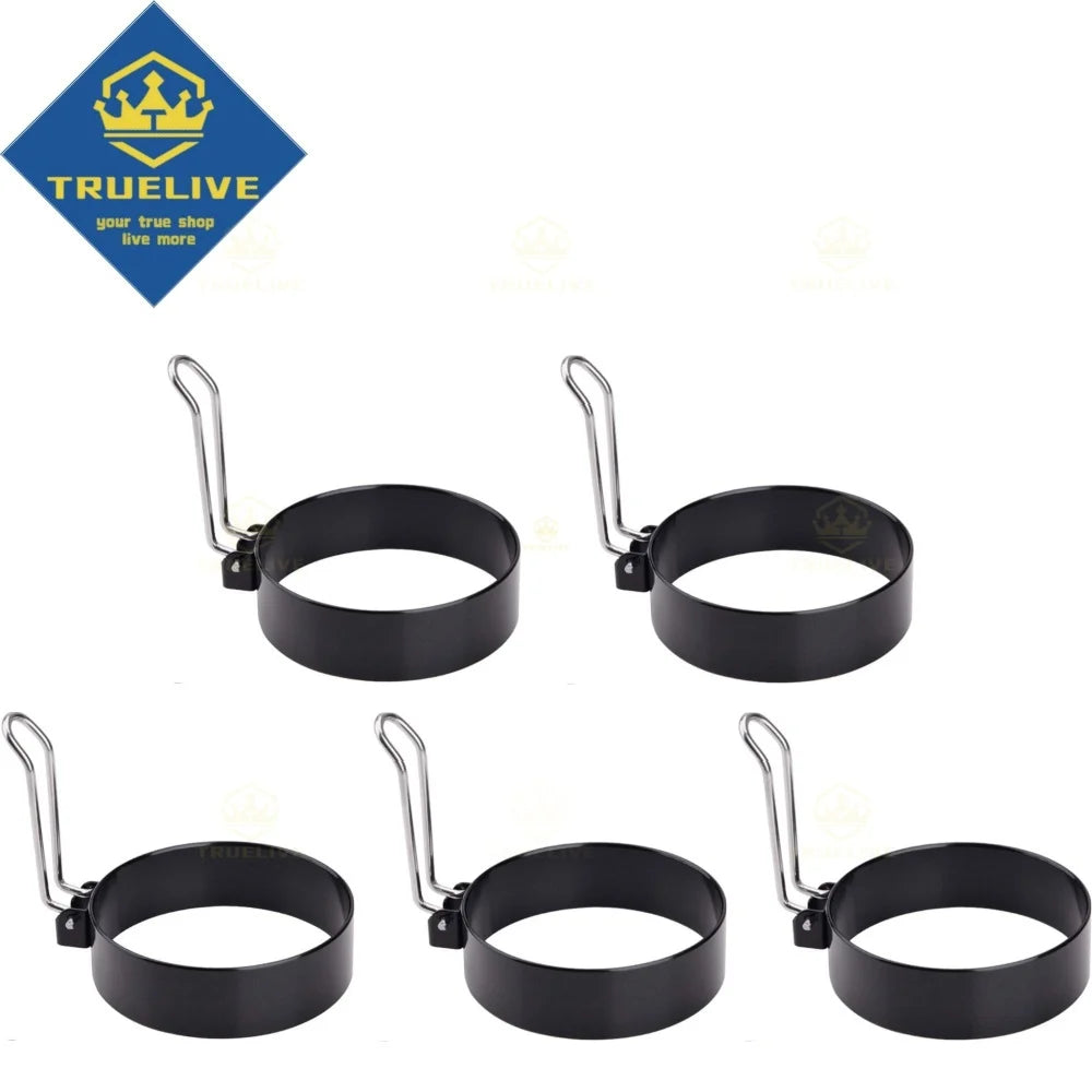 5/3/1PCS Stainless Steel Egg Cooking Rings Thickened Pancake Mold For Frying Eggs Non-Stick Frying Egg Maker Molds Kitchen Tools