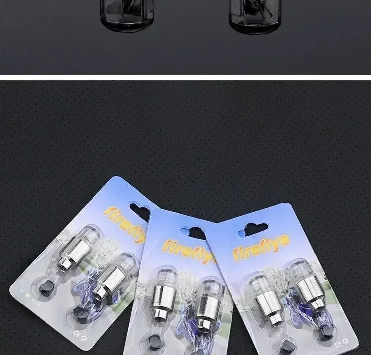 2/4/8Pcs Tire Valve Cap Lights Durable Tire Lights For Car Air Valve Caps With Lights For Motorcycles Bicycles Electric /*-