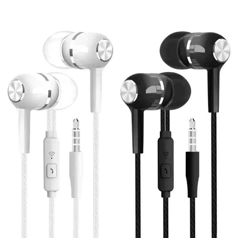 3.5mm In-Ear Wired Earphones With Mic – Heavy Bass