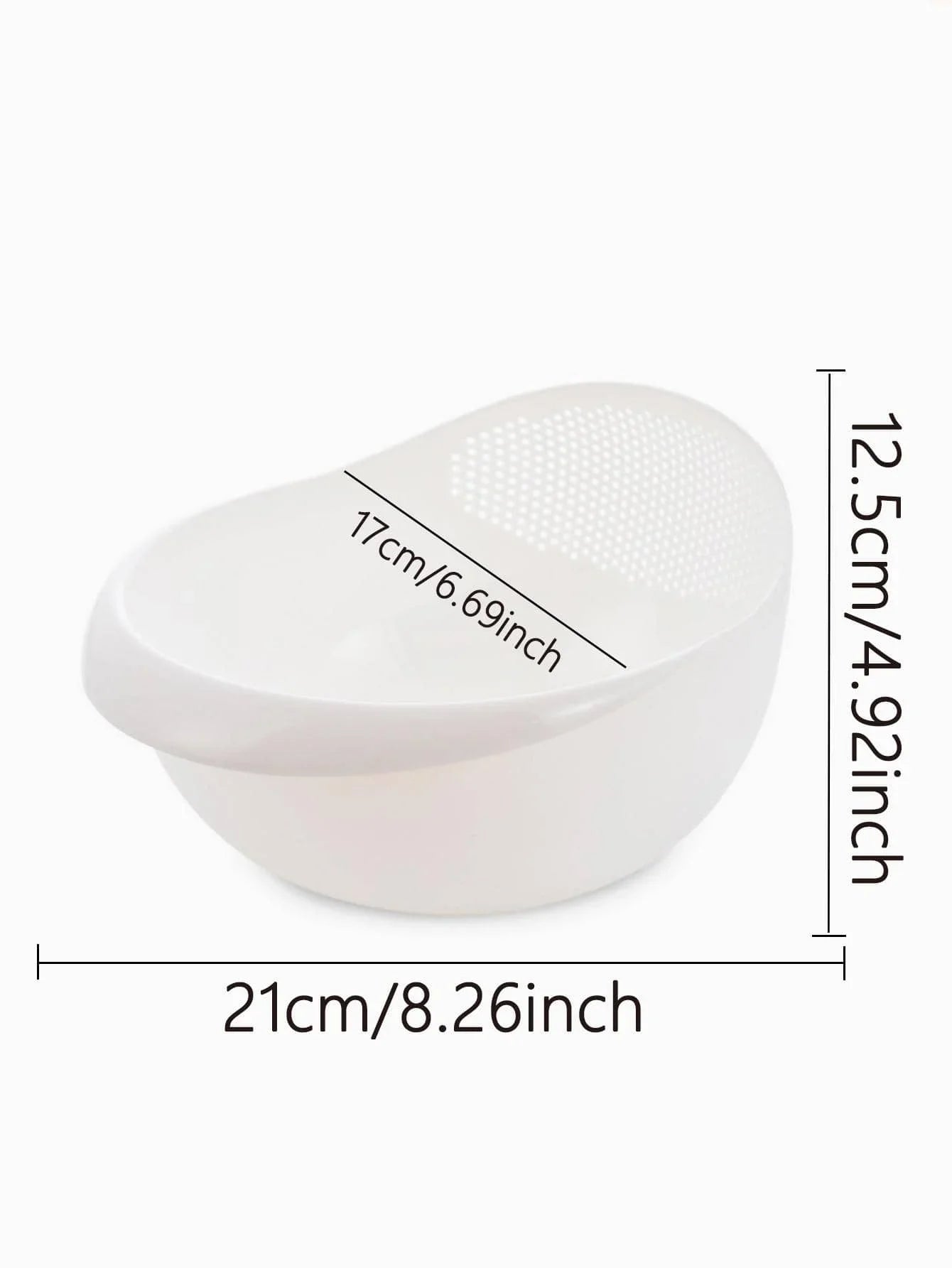 1/3pcs-Household Vegetable Washing Basket Fruit Basin Rice Drainage Basket Kitchen Supplies Small Tools Multi-purpose