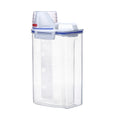 1.5kg/2kg Dog Cat Food Storage Container Plastic Pail With Measuring Cup Airtight Moisture Proof Pet Supplies Kitchen Jar