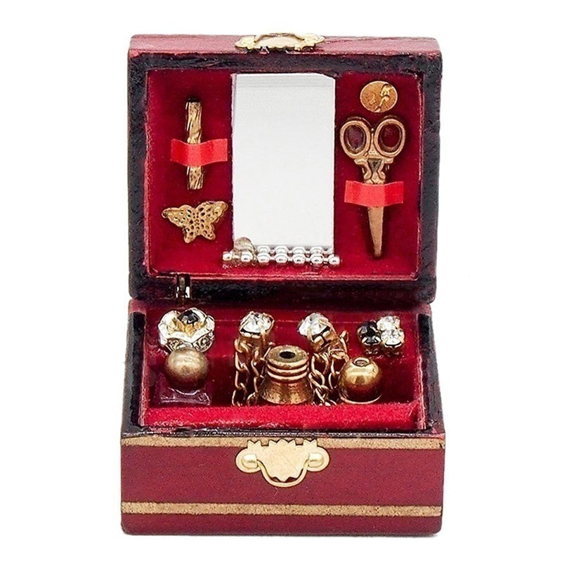 1/12 Dollhouse Miniatures Jewelry Box /Doll House Accessory Room Decor