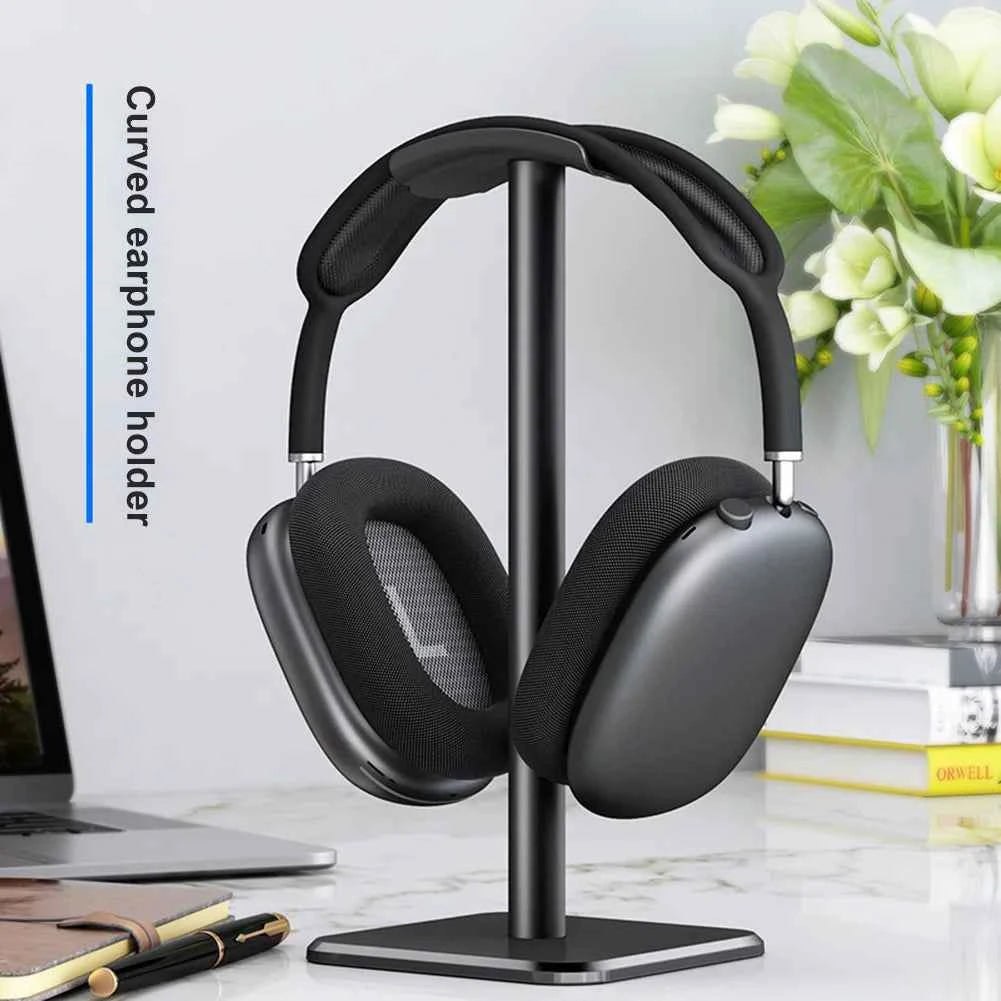 Headset Stand Aluminium Alloy Headphone Holder Rack Space Saving Desktop Organizer Display Vertical Bracket Hanger