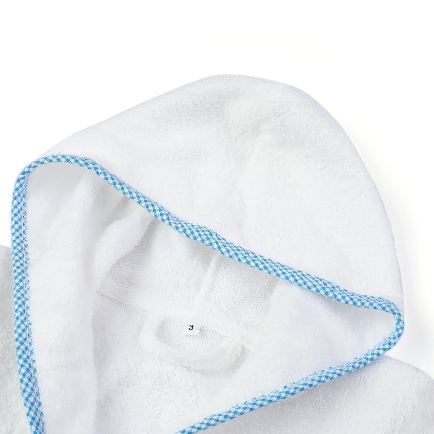 Ruffkids 100% Cotton BathRobe Boys Girls Robe Pajamas Sleepwear With Belt White Pijamas Long Sleeve Hooded Bath Towels Kids Pjs