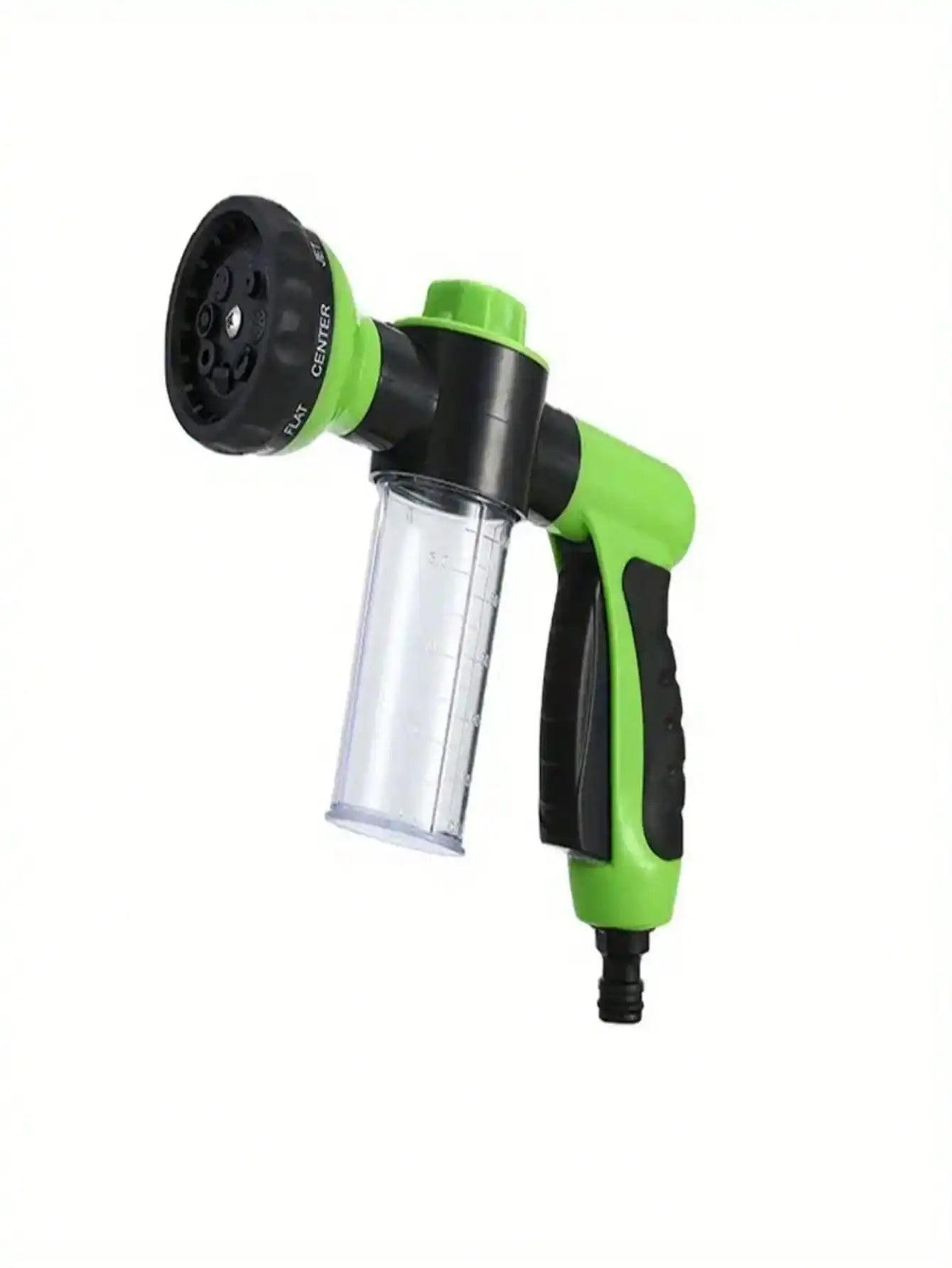 Car Wash Water Gun - Foam Sprayer With Soap Reservoir And Garden Hose Nozzle, High Pressure Cleaner With Maximum Cleaning Power!