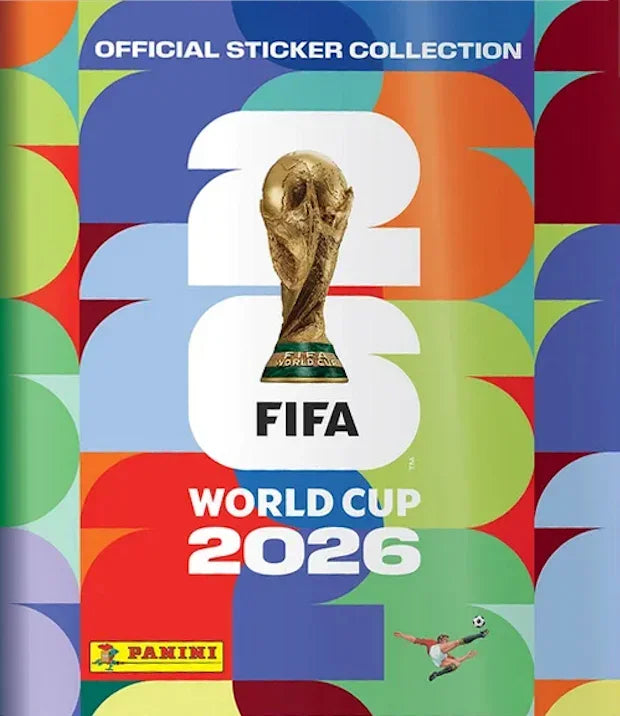 Genuine Panini FIFA 2026 Official Licensed Sticker Collection Full Box with Packs for Soccer Fans Album Stickers Collectors