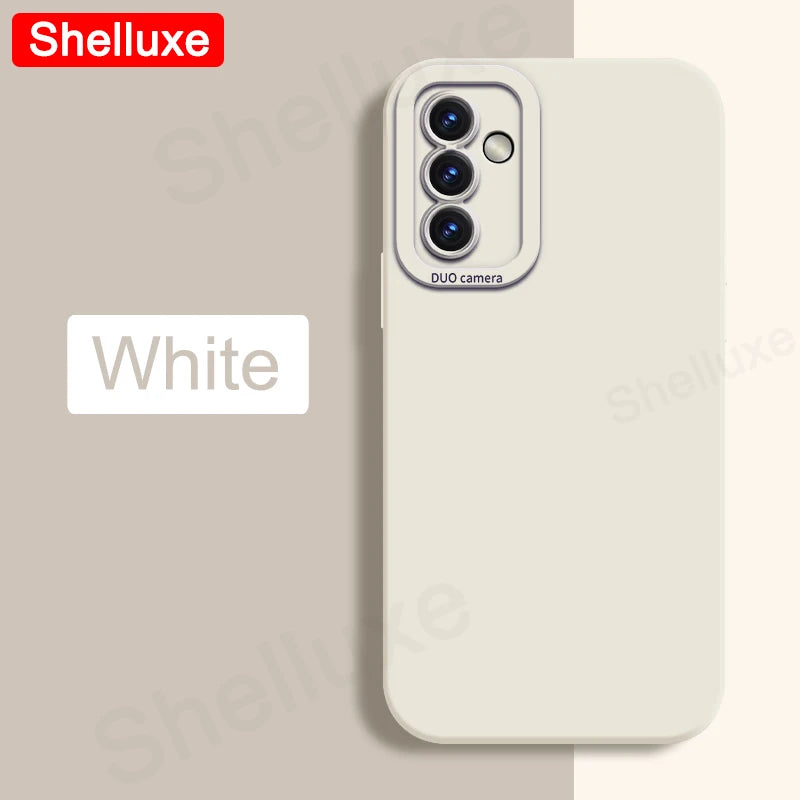 A54 A55 A56 Case Shelluxe Square Liquid Silicone Soft Cases For Samsung Galaxy A56 A55 A54 A52 s A52s A53 Silky Feel Phone Cover