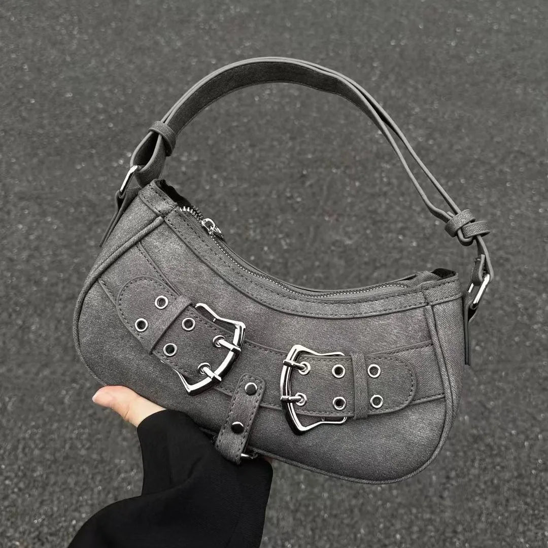 Sweet and Cool Spicy Girl Fashion Niche Underarm Bag High-end Feeling Bag for Women 2024 New Casual Versatile Shoulder Bag