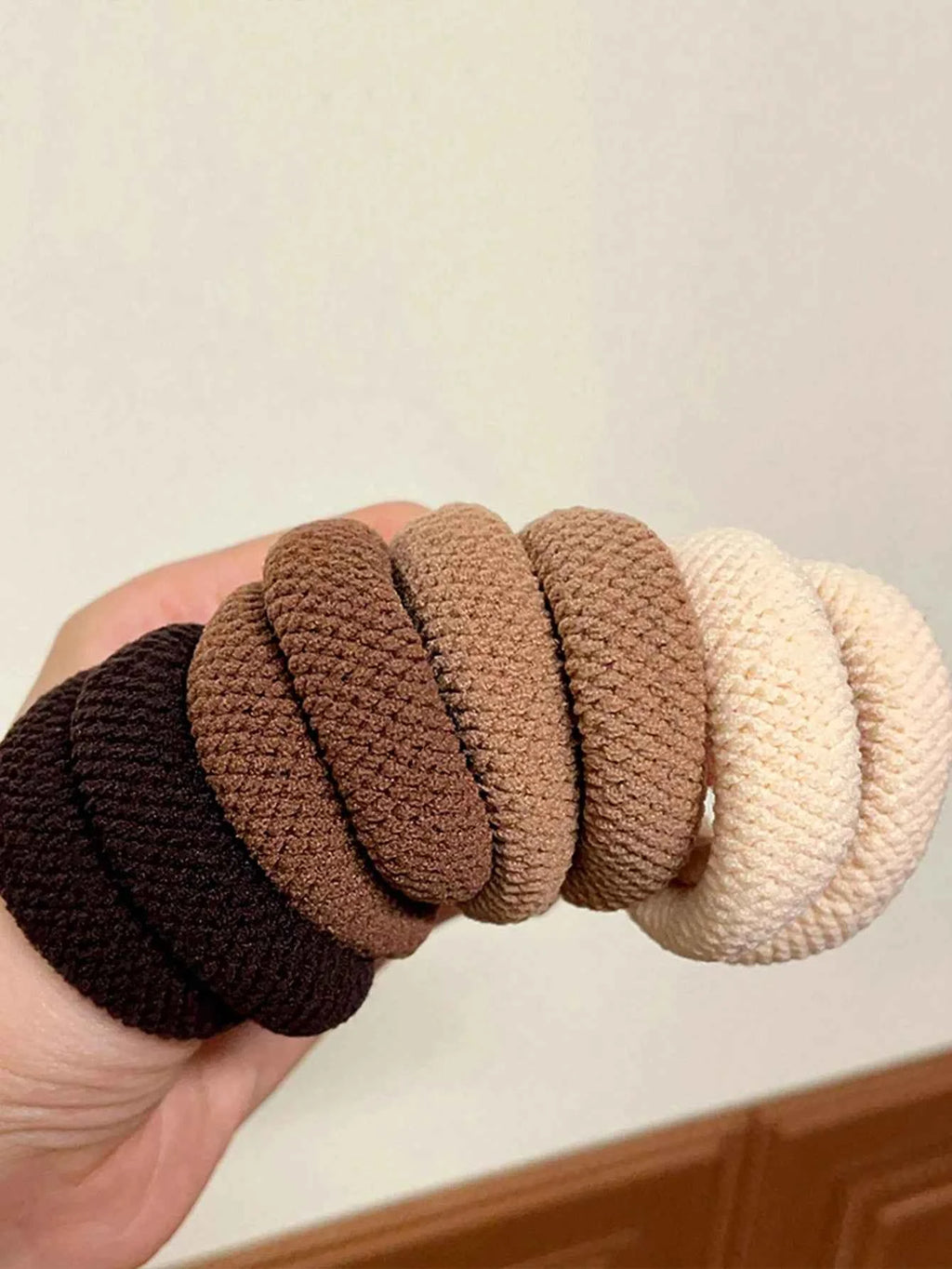 2026 5/10 Mix Color High Elasticity Thickened Versatile Simple Scrunchies, Hair-Friendly (Random Color) Hair Ties Hair Rope