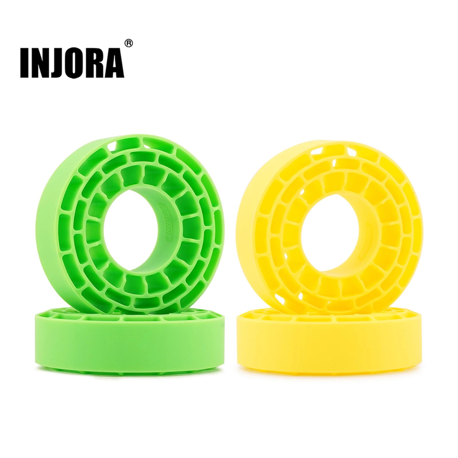 INJORA 4pcs Silicone Rubber Inserts For 61-63mm*21mm 1.0" Tires (1062)