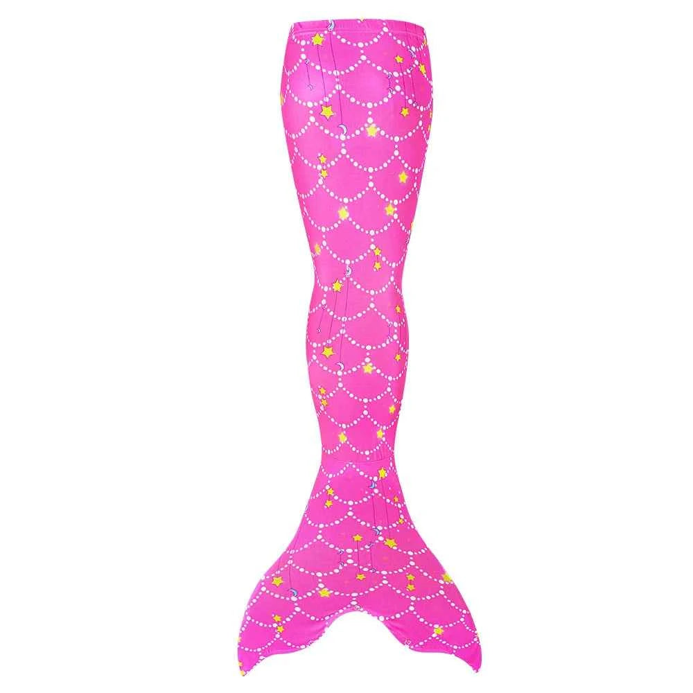 3PCS Mermaid Tails Swimwear Set for Swimming Girls Princess Bathing Suit Sets Kids Mermaid Swimsuit Swimable Costume
