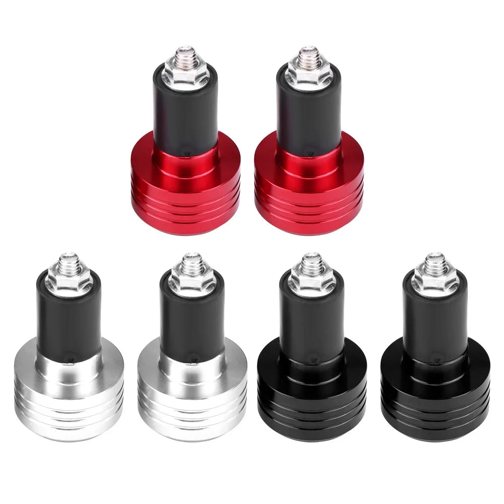 Handlebar Ends Weight Balance Plug Pair of 22mm  Aluminum Motorcycle Grip Handlebar Ends Weight Balance Plug