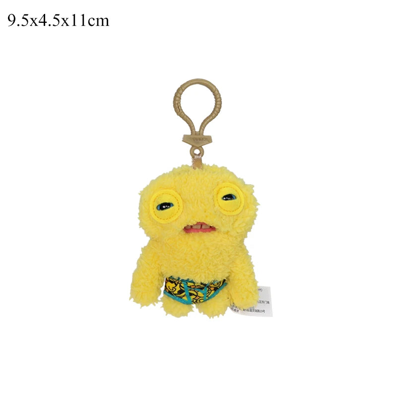 Original Fuggler Plush Keychain Ugly Monster Screech Munch Rabid Rabbit Wide Eyed Weirdo Annoyed Alien Stuffed Peluche Toys