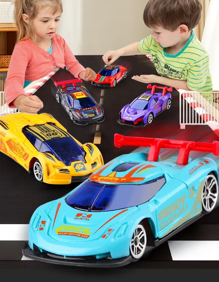 1:64 Temperature Sensitive Color Changing Magic Car Inertia Pull Back Alloy Racing Cars Crash-Resistant Toys Boy Birthday Gift