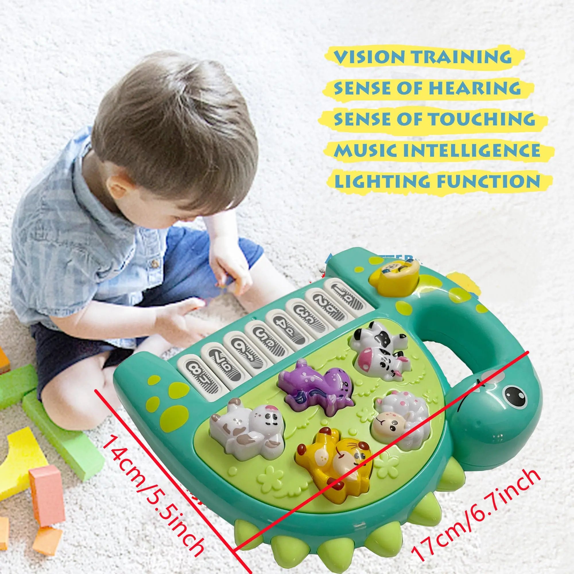 Kids Musical Instrument, Animal Sound Toy, Learning Toy, Preschool Toy, Rhythm Training Toy, Fun Learning Toy