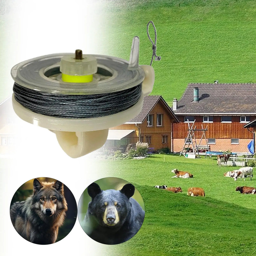 Trip Wire Security Alarms Trip Wire 82ft Weatherproof Camping Accessories Security System for Defense Hunting Traps Survival